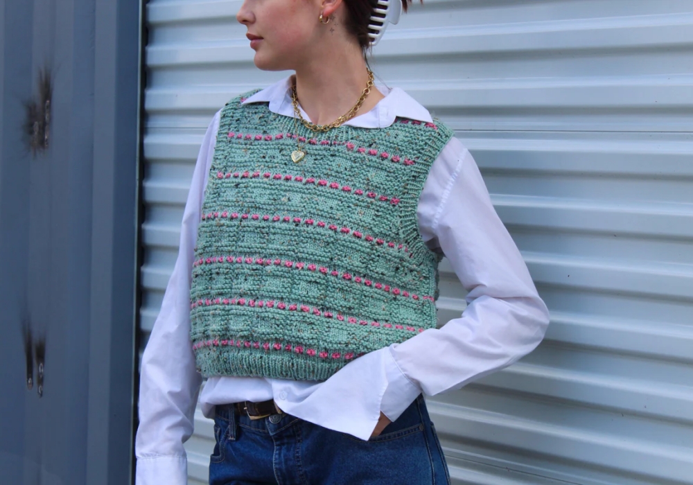 What To Love About Tie-Dye Knit Vests